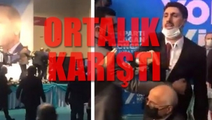 AKPde tekmeli, yumruklu kavga