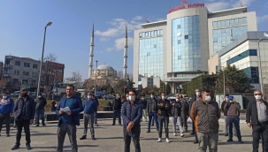 Bayrampaşa Belediyesi işçileri dayatılan sefalet sözleşmesine karşı eylem yaptı