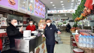 BEŞİKTAŞ'TA ZABITA EKİPLERİ YEME İÇME YERLERİNİ DENETLEDİ