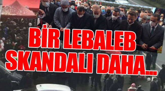 'Çok yüksek riskli' grupta yer alan kentte AKP'li yöneticiler mağaza açılışı yaptı