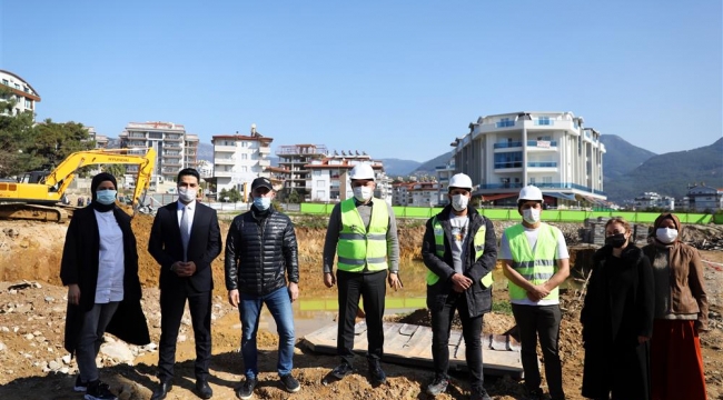 Alanya Belediyesi Kreş ve Gündüz Bakımevinin temeli atıldı