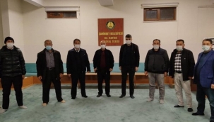 Yurttaşa kapalı olan belediyenin tesisinde AKPliler toplantı yaptı