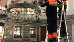 Bakırköyde camiler bayram namazına hazır