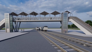 Büyükşehir Belediyesi, Tarsus'a modern bir üstgeçit kazandırıyor