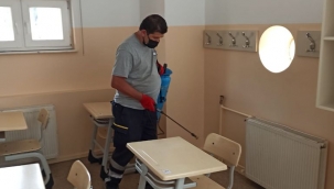BEŞİKTAŞ BELEDİYESİ LGS ÖNCESİ OKULLARI DEZENFEKTE ETTİ