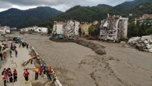 İBB HEYETİ SEL FELAKETİNİN OLDUĞU YERDE ÇALIŞMALARINA DEVAM EDİYOR..