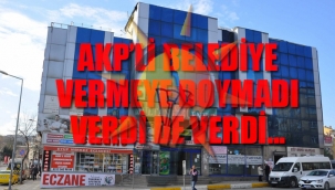 Vatandaşın parası belediyenin mimarına.... 