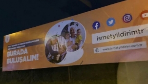 AKP'li başkan sokak panolarını kişisel hesapları için kullandı