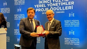 BAŞKAN ALİ KILIÇ'A BİR ÖDÜL DAHA...