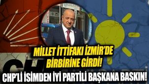 İzmir Büyükşehir Belediyesi yöneticisi İYİ Partili başkanın kafeteryasını bastı
