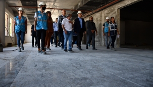 BAKIRKÖY BELEDİYESİ'NİN YENİ HİZMET BİNASI 29 EKİM'E YETİŞTİRİLMEYE ÇALIŞILIYOR!