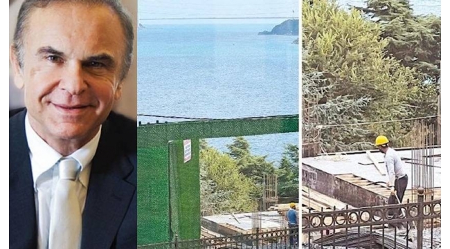 MNG Holdingin patronu Mehmet Nazif Günalın Sarıyerdeki kaçak inşaatına kim izin veriyor?