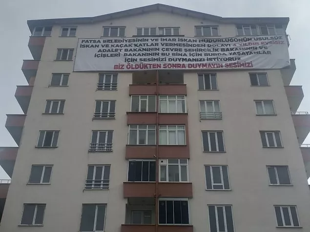 Fatsa Belediyesi Kaçak Dairelere Ruhsat Verdi: Hayalini Kurdukları Ev Talan Edildi