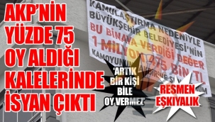 AKP'li belediye halkın evlerine çöküyor