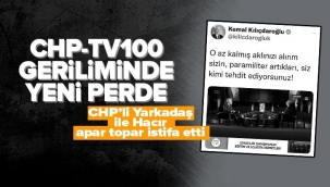 CHP-TV100 geriliminde yeni perde: Barış Yarkadaş ile Gürkan Hacır kanaldan ayrıldı.