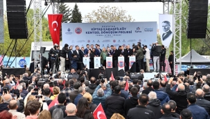 BEŞİKTAŞ KARANFİLKÖY'DE KENTSEL DÖNÜŞÜM PROJESİ TEMEL ATMA TÖRENİ GERÇEKLEŞTİRİLDİ