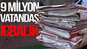 İcra dairelere gelen dosya sayısı yüzde 59 artışla 8 milyon 947 bin oldu