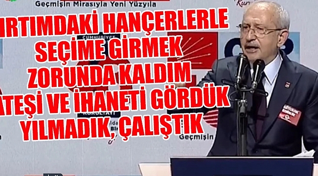 Kemal Kılıçdaroğlu: Kimse kendisini partinin üzerinde göremez 