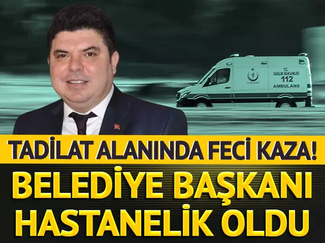 Belediye başkanı merdiven boşluğuna düştü, iki bacağı da kırıldı