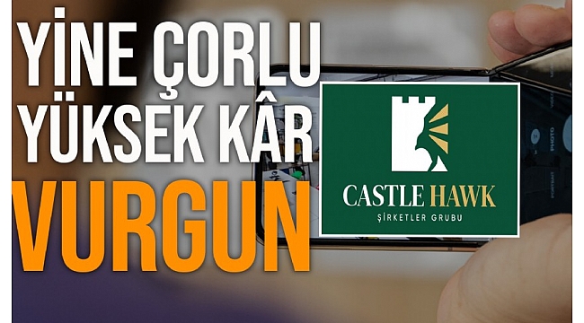 Castle Hawk adlı şirketin 900 milyon TL'lik vurgun iddialarını konuşuyor.