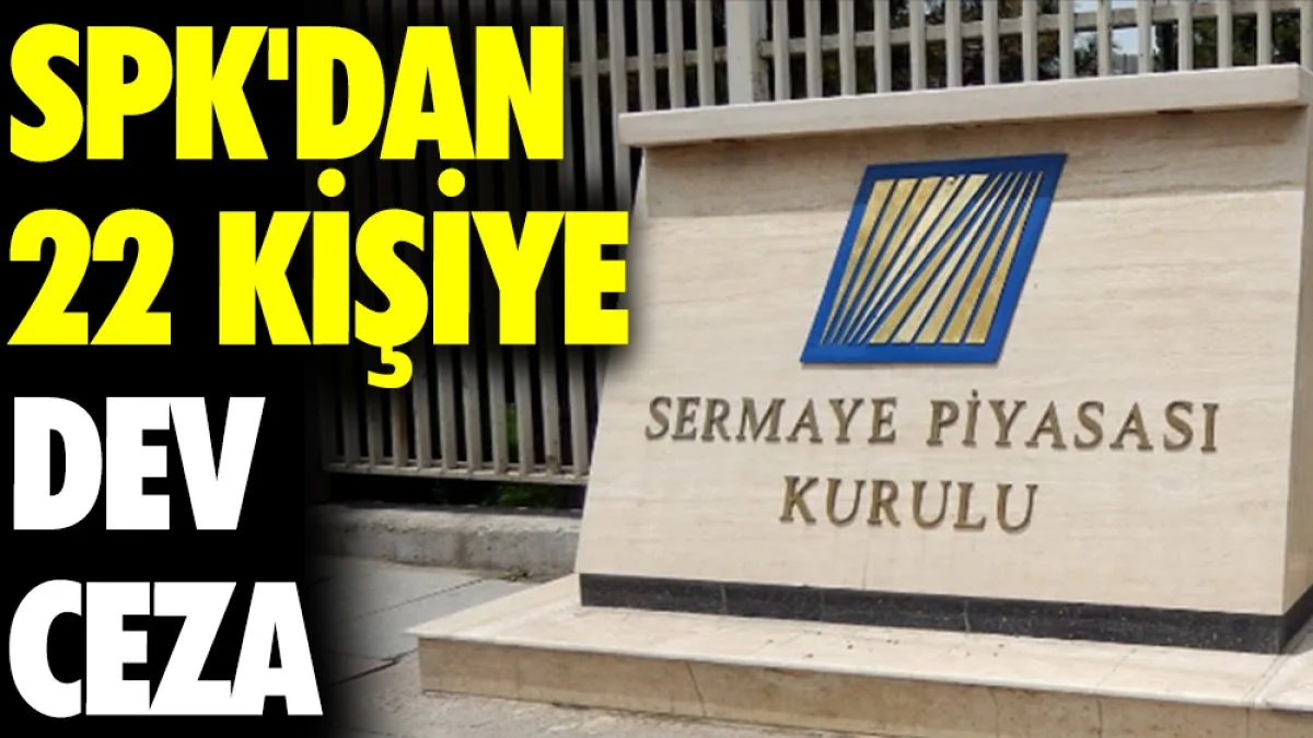 SPK'dan Tam 58 Site ve 19 Kişiye Ceza!