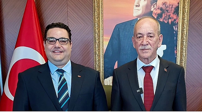 Chp Marmaraereğlisi Başkan Adayı Bozkurter, AKP Belediye Başkanı ve Adayı Hikmet Ata'yı makamında ziyaret etti 