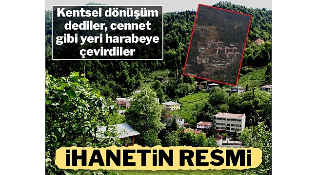 Kentsel dönüşüm dediler, kentsel harabe oldu!