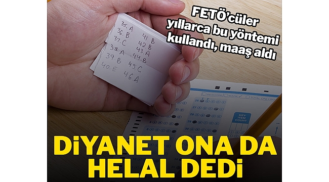 Torpilden sonra şimdi de kopya! Diyanet'e göre her şey helal!