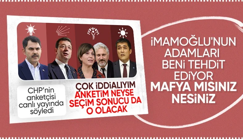 Murat Gezici, Murat Kurum'un önce çıktığı anketi yüzünden CHP'liler tarafından tehdit edildi