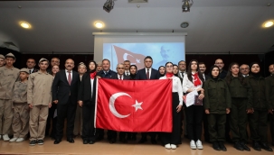 İstiklal Marşı'nın Kabulünün 103.Yıl Dönümü Aliağa'da Kutlandı
