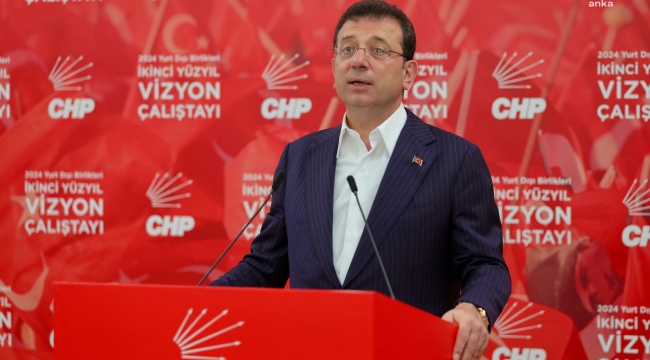 Ekrem İmamoğlu: Yurt dışı örgütlerinde parti içi rekabetin yıpratıcı hâl alabildiğini görüyoruz