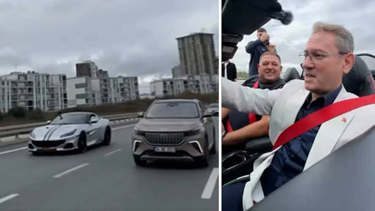 AKP'li başkanın Ferrari videosuna tepki yağdı: Paylaşımı kaldırdı
