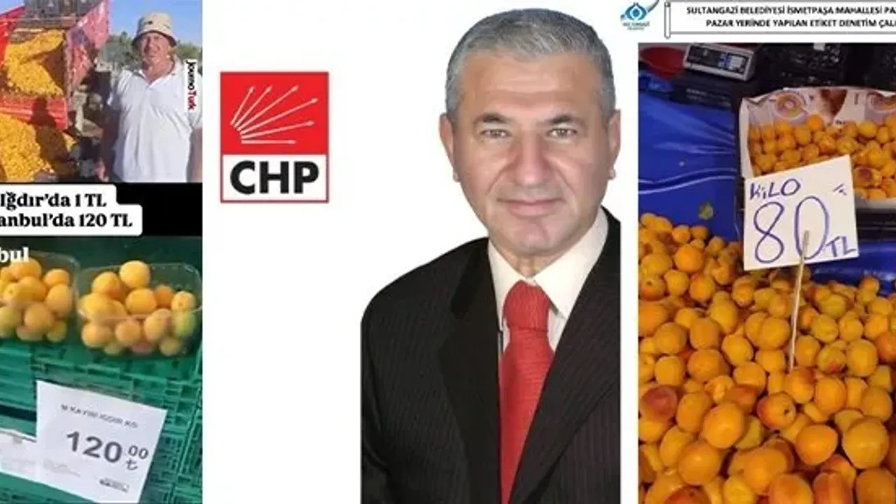 'Iğdır'da kayısı 1 TL, İstanbul'da 120 TL' paylaşımına milyonluk ceza