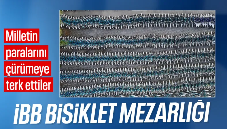 İBB'ye ait binlerce bisiklet çürümeye terk edildi: Aktif olmayan hizmete zam yapıldı
